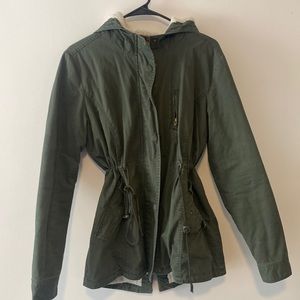 Olive green jacket